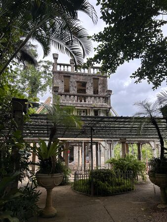 Entrance to the Castle and wishing well, Paronella Park.