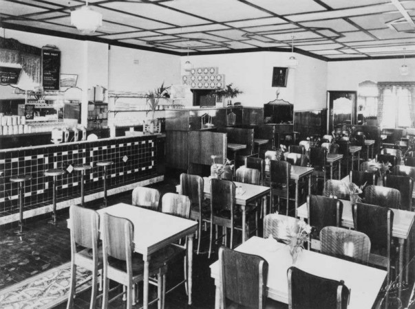 Interior of the Rainbow Cafe in Redcliffe