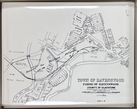 1886 Town of Ravenswood, Parish of Ravenswood, County of Gladstone Qld Surveyor General’s Office Photographs of Land Surveys in North Queensland. 