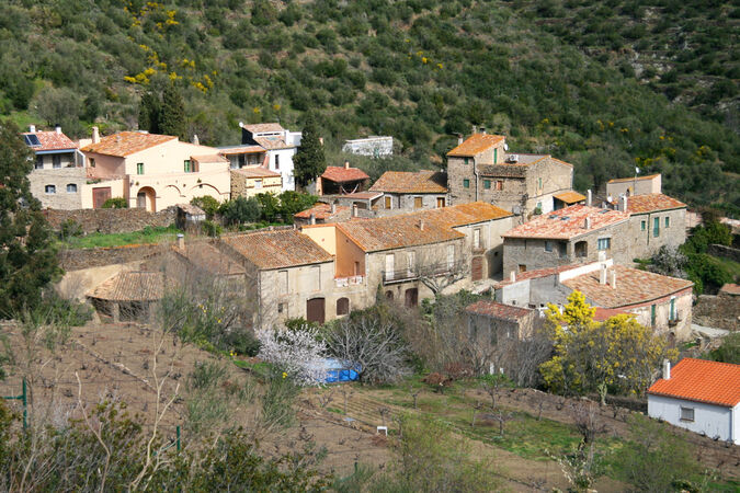 The village of La Vall de Santa Creu, Catalonia, Spain. 