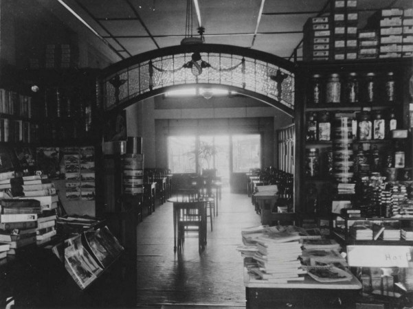 Ladies dining room of the Logos Brothers Central Cafe and Store Blackall 1929