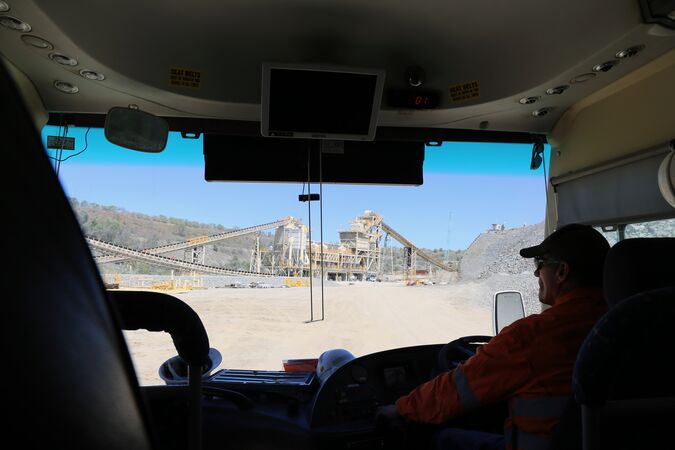 Ravenswood Gold’s mine tour for Ravenswood Pioneer’s Luncheon guests. 