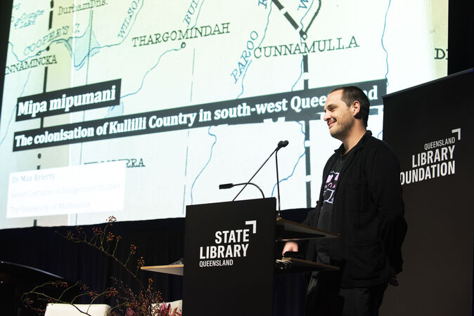 Dr Max Brierty, 2022 Monica Clare Research Fellow.