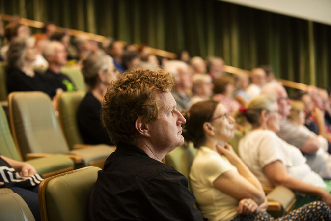 Friday evening crowd at Research Reveals 2025.
