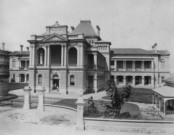 black and white photograph of first supreme court