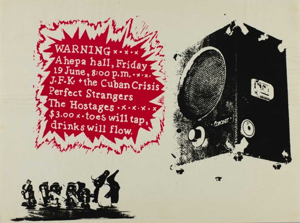 Warning xxx 1981 music poster