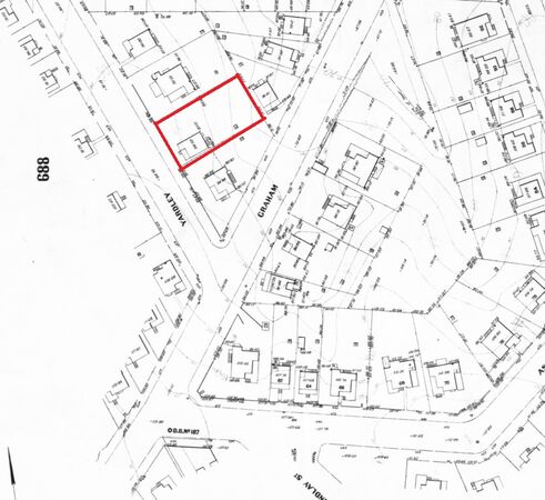 section of Brisbane City Council detail plan 689
