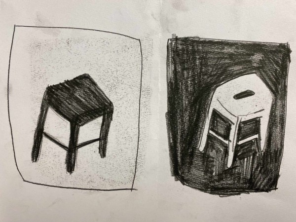 Positive Negative space drawings