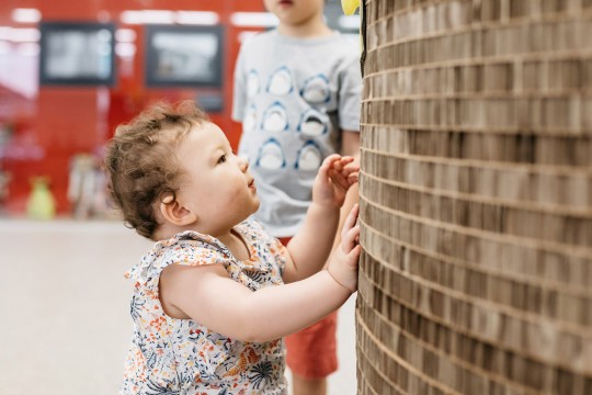 baby playing