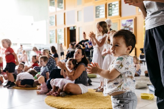 Families at State Library