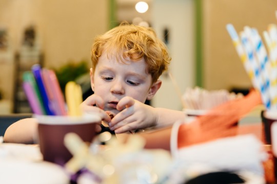 Boy playing at Fun Palace