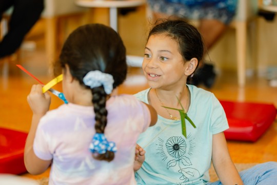 Children playing together