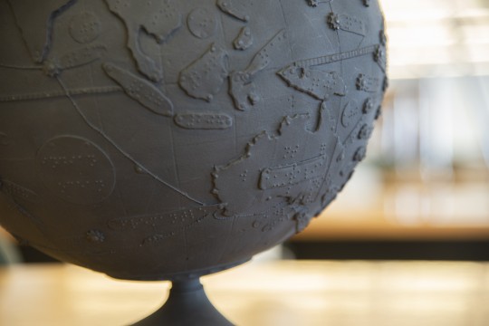 Tunley 3D braille globe