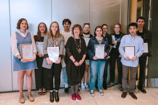 Past winners of the Young Writers Award