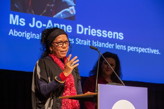 The 2021 Mittelheuser Scholar-in-Residence was awarded to Ms Jo-Anne Driessens for her project Aboriginal and Torres Strait Islander lens perspectives.