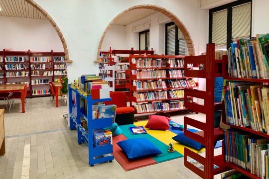 Interior of the Birori Library
