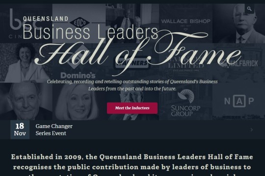 Brisbane Leaders Hall of Fame homepage