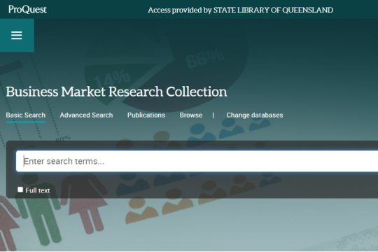 Proquest Business Market Research Collection