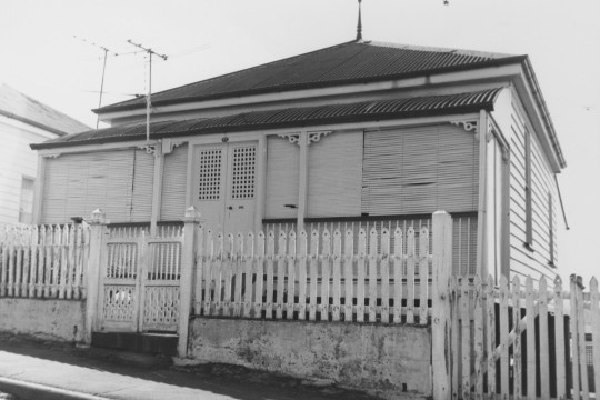 Photograph of a house at 48 Turin Street, West End, Brisbane taken by Frank Corley, n.d.