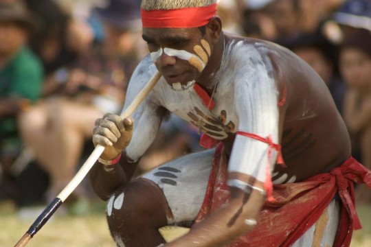 Dancers performing at the Laura Aboriginal Dance Festival 2009