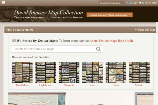 David Rumsey Historical Map Collection