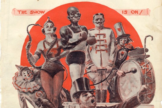 Illustrated front cover from The Queenslander, August 9, 1934