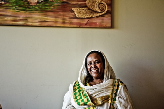 Restaurant owner Sabor Mesghum in Moorooka, Queensland, 2013