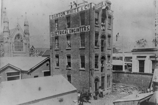 Barton White  Cos Power Station Edison Lane Brisbane ca 1888