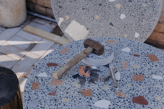 Waste Terrazzo with Five Mile Radius