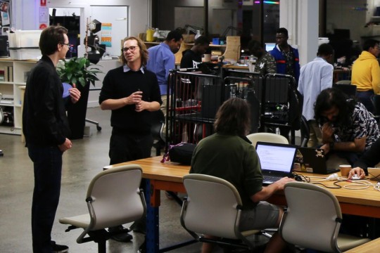 Hack the Evening meetup at the Edge