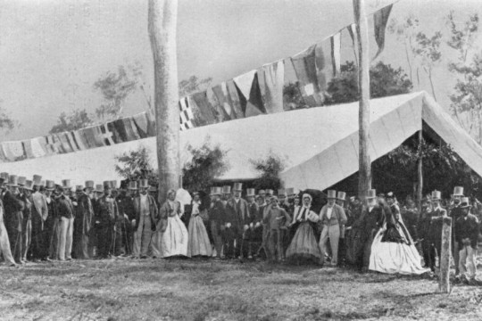 Opening of Queenslands first railway at Grandchester 1865