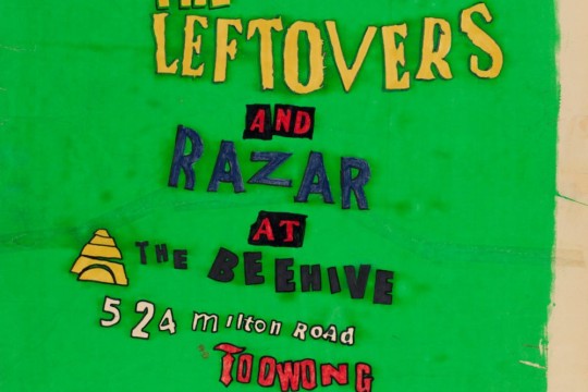 Music Poster The Leftovers and Razar 6 July 1978 