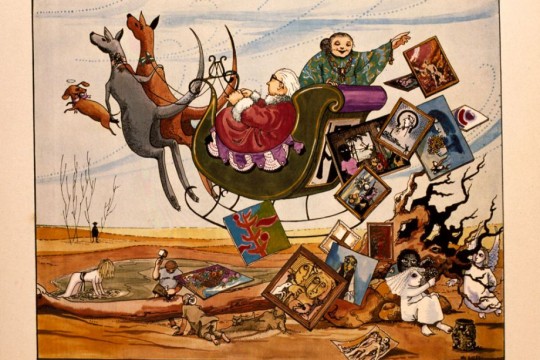 he last Christmas card sent by the Johnstones at the closure of the Gallery in 1972