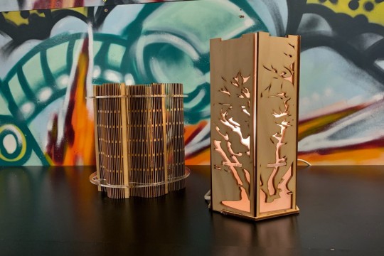 Laser lampshade