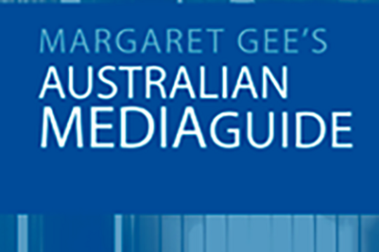 Logo for Margaret Gee's Australian media guide