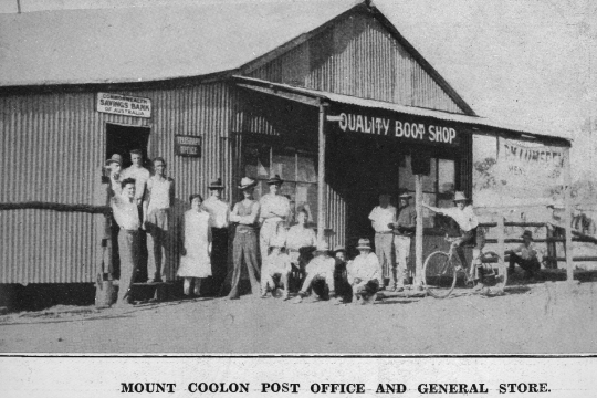 Mount Coolon Post Office and General Store Queensland 1932