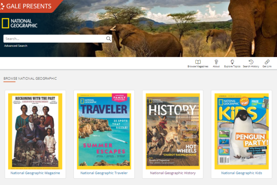 National Geographic Virtual Library