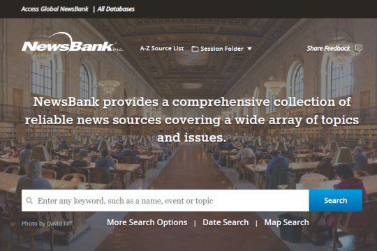 NewsBank database