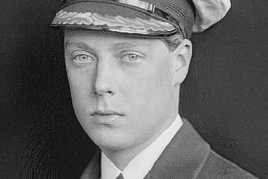 Official photo pf His Royal Highness Edward Prince of Wales in naval uniform