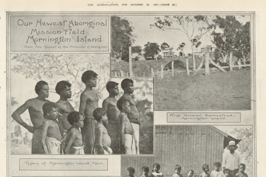 Page of six photos from 'The Queenslander Pictorial' 1917