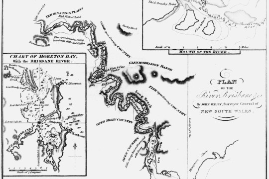 Map of Brisbane River 1823