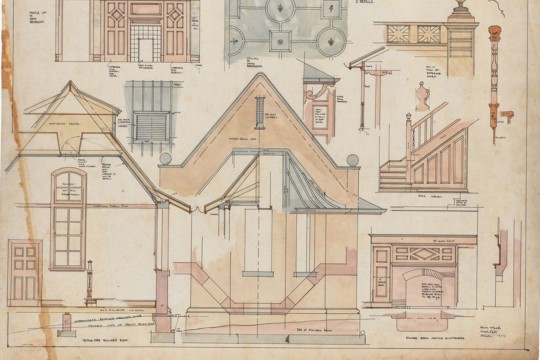 27671 Hall and Dods Architectural Drawings 1898-1984