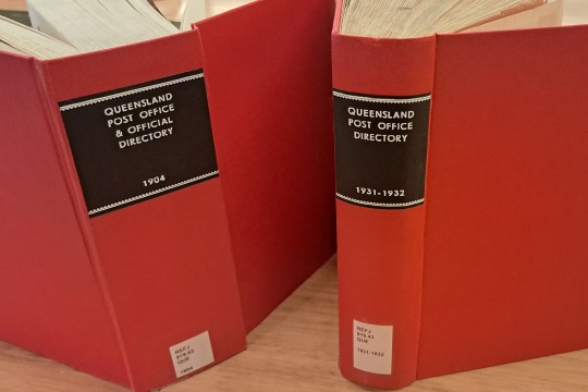 photograph of Queensland Post Office Directories