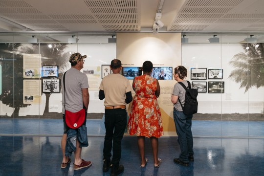 Community viewing the Palm Island and Our People showcase 2018
