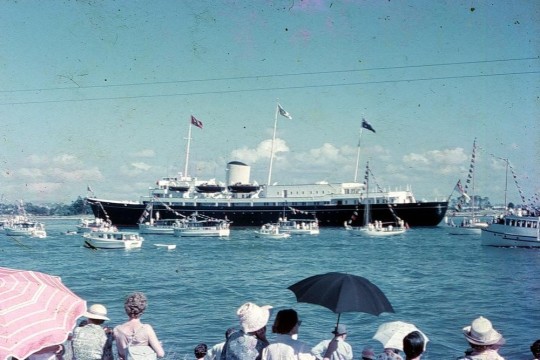 the royal boat of Queen Elizabeth II