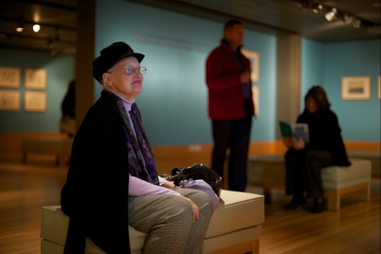 People enjoin the exhibition
