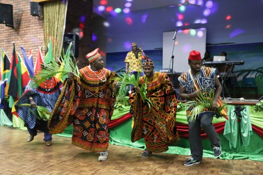Traditional African dance at the Africa Day Celebrations. Photo by Dean Saffron.