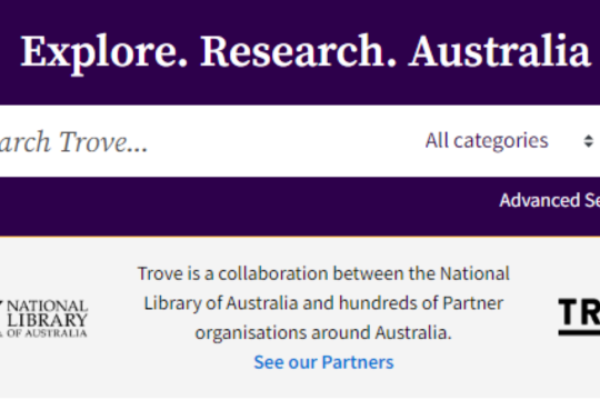 Trove Home Page