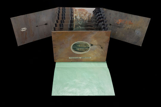 Venice ghetto tunnel artist's book by artist Wim de Vos
