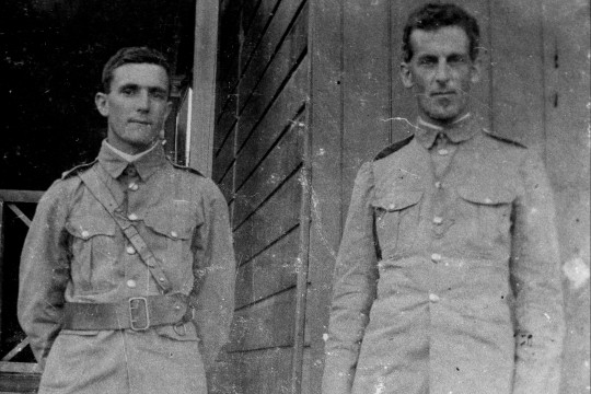 Cadet officers Maurice George Delpratt and The Reverend Horace Henry Dixon at The Southport School Thumbnail